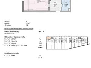 Prodej bytu 2+kk, Brno, Kalová, 58 m2