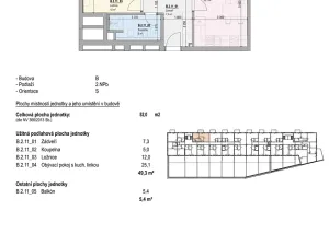 Prodej bytu 2+kk, Brno, Kalová, 52 m2