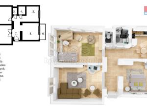 Prodej bytu 3+1, Zlín, třída Tomáše Bati, 64 m2
