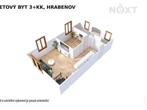 Prodej bytu 3+kk, Ruda nad Moravou, 63 m2