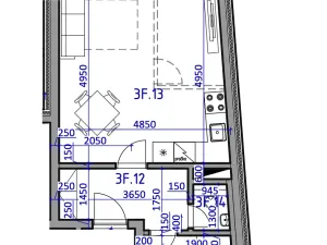 Prodej bytu 1+kk, Liberec, 37 m2