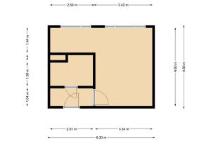 Pronájem bytu 1+kk, Most, Moskevská, 26 m2