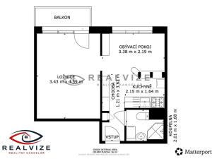 Prodej bytu 1+1, České Budějovice, Nerudova, 36 m2