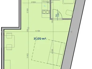 Prodej bytu 1+kk, Brno, Koliště, 34 m2