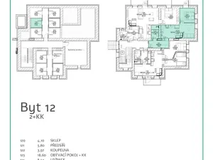 Prodej bytu 2+kk, Žacléř, J. A. Komenského, 41 m2