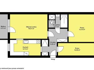 Prodej bytu 3+1, Praha - Háje, Matúškova, 70 m2