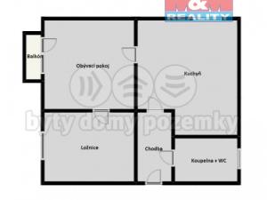 Prodej bytu 2+1, Ostrava - Zábřeh, Čujkovova, 56 m2