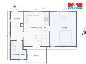 Prodej rodinného domu, Vodochody, Vyšehradská, 71 m2