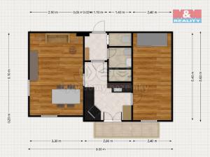 Prodej bytu 2+1, Mariánské Lázně, Třebízského, 49 m2