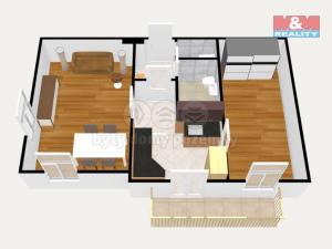 Prodej bytu 2+1, Mariánské Lázně, Třebízského, 49 m2