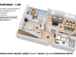 Prodej bytu 4+kk, Vrchlabí, Horská, 90 m2