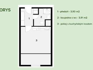 Prodej bytu 1+kk, Železná Ruda, 29 m2