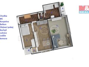 Prodej bytu 2+1, Praha, U Svépomoci, 52 m2