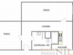 Prodej bytu 2+1, Plzeň, Těšínská, 50 m2