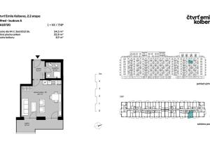 Prodej bytu 1+kk, Praha - Vysočany, Fafkových, 34 m2