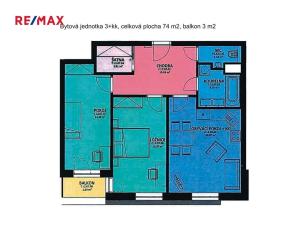 Pronájem bytu 3+kk, Poděbrady, Vrchlického, 77 m2