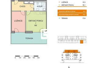 Prodej bytu 2+kk, Olomouc, Aloise Rašína, 46 m2