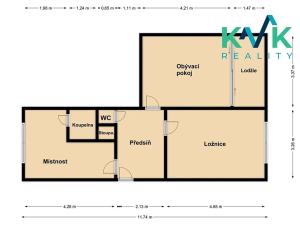 Prodej bytu 2+1, Kraslice, Soukenická, 57 m2