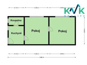 Prodej bytu 2+1, Karlovy Vary, Borová, 38 m2