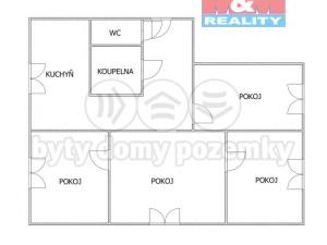 Prodej bytu 4+1, Orlová - Lutyně, Osvobození, 75 m2