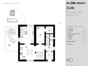 Prodej rodinného domu, Mochov, Na Zátiší, 183 m2