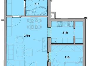Pronájem bytu 2+kk, Strakonice - Strakonice II, Bezděkovská, 64 m2