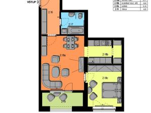 Pronájem bytu 2+kk, Strakonice - Strakonice II, Bezděkovská, 64 m2