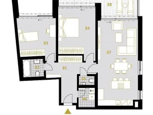 Pronájem bytu 3+kk, Praha - Košíře, Lerausova, 99 m2