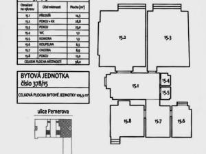 Prodej bytu 3+kk, Praha - Karlín, Pernerova, 105 m2