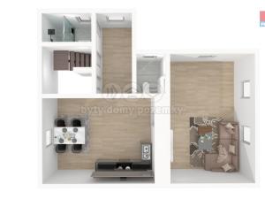 Pronájem bytu 2+kk, Kdyně, Farní, 51 m2