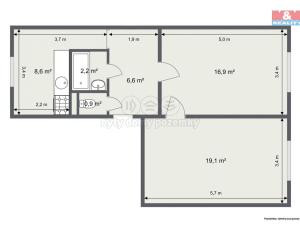 Prodej bytu 2+1, Rotava, Sídliště, 56 m2