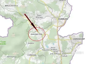 Prodej zahrady, Krásná Lípa, 4436 m2