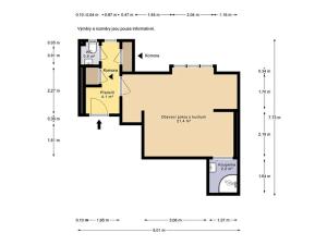 Prodej bytu 1+kk, Praha - Vršovice, Minská, 34 m2