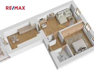 Prodej bytu 2+1, Praha - Karlín, Pernerova, 62 m2