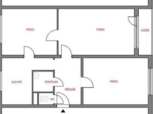 Prodej bytu 3+1, Ostrov, Severní, 69 m2
