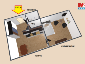 Prodej bytu 1+1, Letohrad, V Aleji, 29 m2