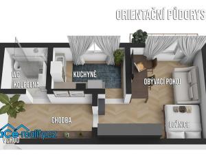 Prodej bytu 1+kk, Lázně Bohdaneč, Na Lužci, 30 m2