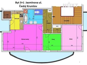 Pronájem bytu 3+kk, Český Krumlov, Jasmínová, 70 m2
