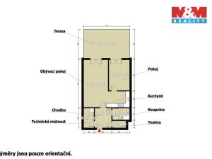 Pronájem bytu 2+kk, Plzeň - Skvrňany, Františka Kováříka, 63 m2