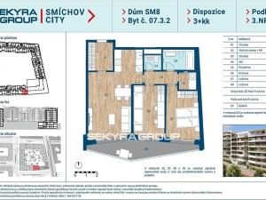 Prodej bytu 3+kk, Praha, Šiklové, 76 m2