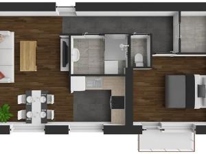 Pronájem bytu 2+1, Ostrava, Balbínova, 48 m2
