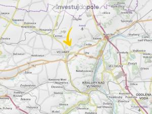 Prodej pole, Velvary, 1106 m2