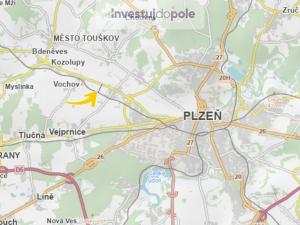 Prodej pole, Plzeň, 4072 m2