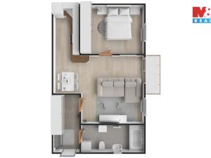 Prodej bytu 2+kk, Kladno - Kročehlavy, Generála Selnera, 57 m2