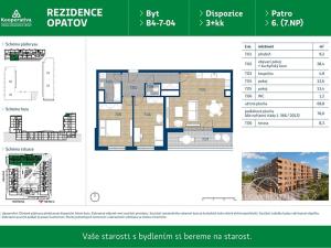 Pronájem bytu 3+kk, Praha - Chodov, Líbalova, 76 m2