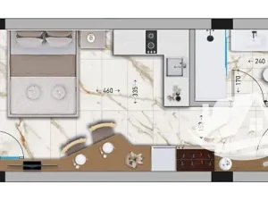 Prodej bytu 2+kk, Aheloy, Bulharsko, 74 m2