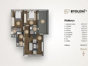 Prodej bytu 3+kk, Teplice, U Nových lázní, 86 m2