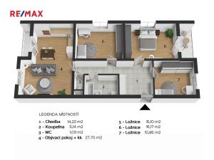 Prodej bytu 4+kk, Český Brod, Na Blatech, 90 m2