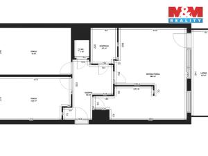 Prodej bytu 3+1, Praha - Bohnice, Poznaňská, 74 m2
