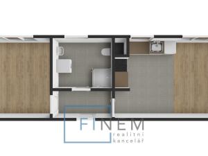 Pronájem bytu 2+kk, Kralupy nad Vltavou - Lobeček, Cesta brigádníků, 40 m2